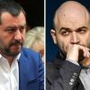 Saviano e il processo per diffamazione, nuovo rinvio: “Siamo a terza assenza Salvini”