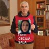 “Free Cecilia Sala”, Casini sui social con la foto della giornalista detenuta in Iran