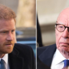 Principe Harry, pace fatta con Rupert Murdoch: “Scuse e risarcimenti per ingenti danni”