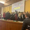 Alla Pisana inno Roma chiude la premiazione di squadre di calcio giovanili